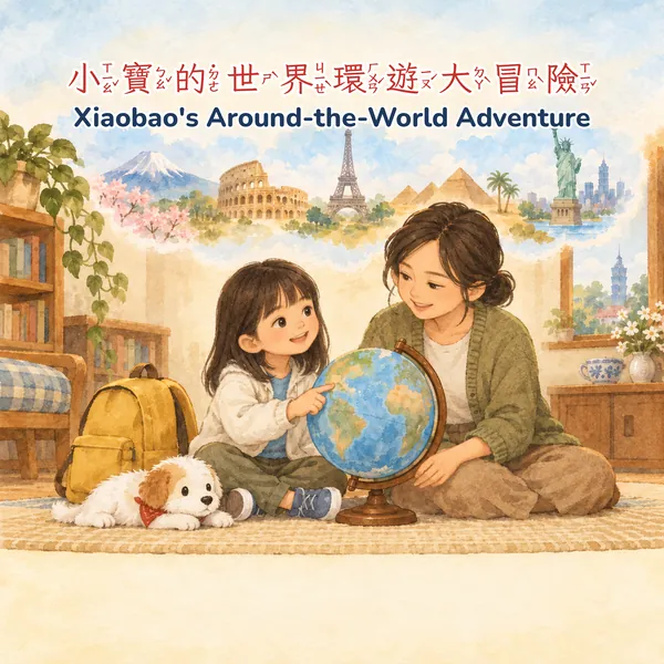 世界環遊女孩版封面
